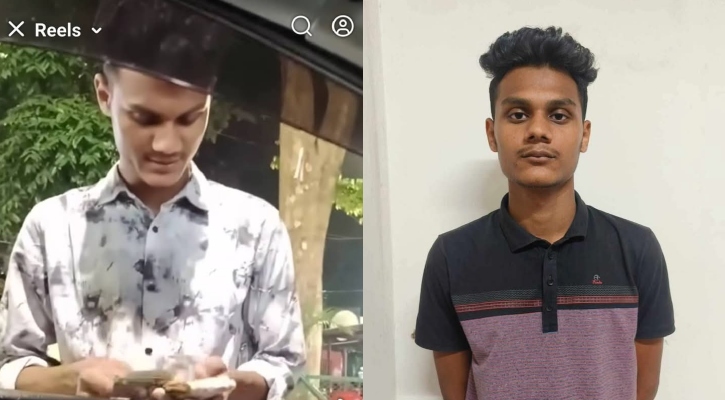 ধানমন্ডিতে গাড়িতে চাঁদাবাজির অভিযোগে যুবক আটক